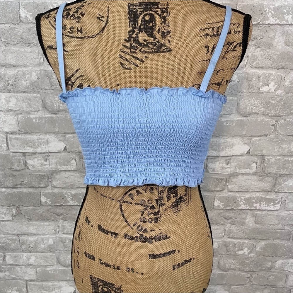 Me To We Smocked Crop Top